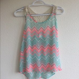 A nice cross back tank top.